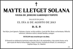 Mayte Lletget Solana